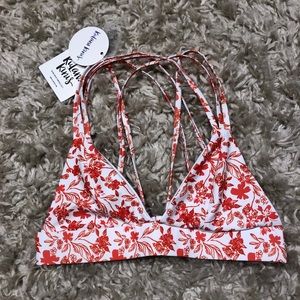 Kulani Kinis Triangle Crossback Top - Scarlette